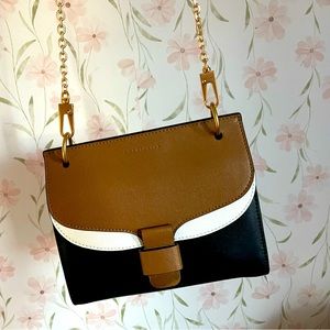 Coccinelle Brown & Black Crossbody Bag